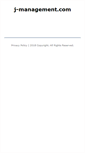 Mobile Screenshot of j-management.com